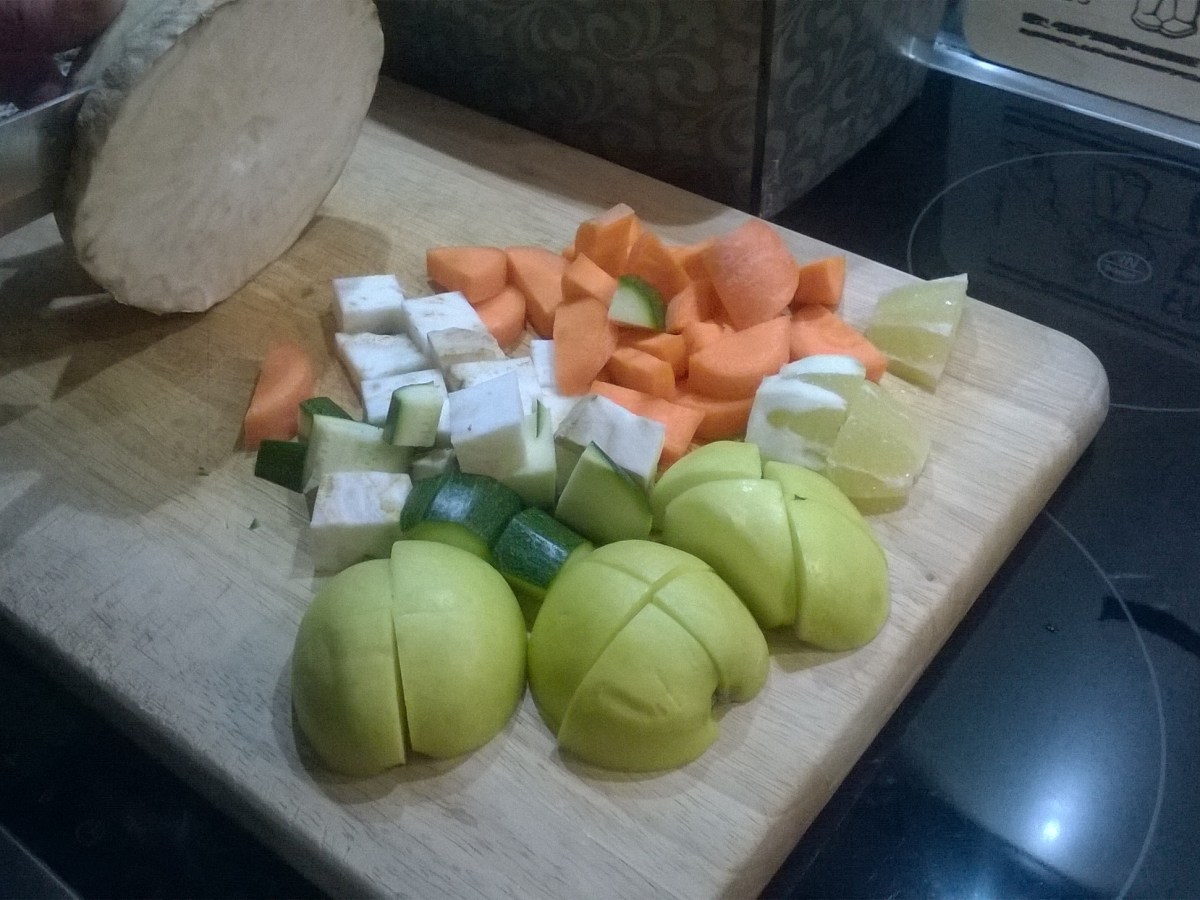 Gemüse für die Hunde